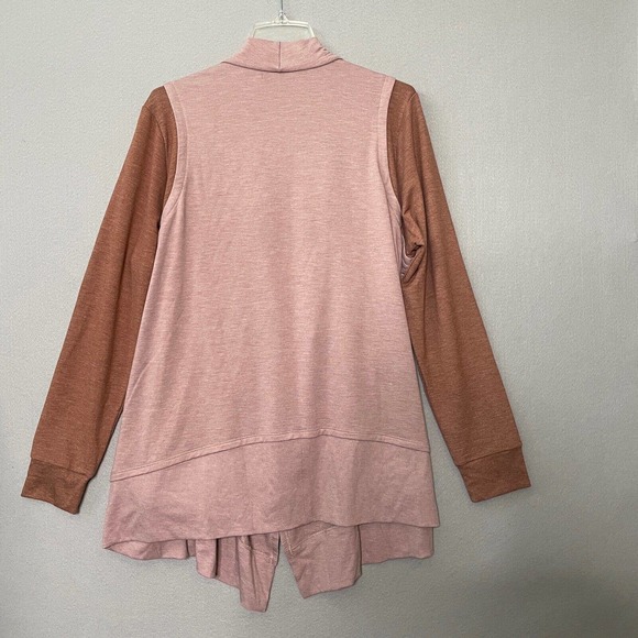 Lori Logo Lounge French Terry Rib Detail Cardigan - Picture 4 of 12